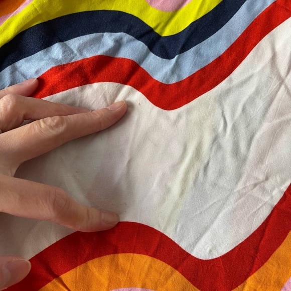 House of Holland Colorful Wave Pattern MIDI Skirt - Picture 12 of 13